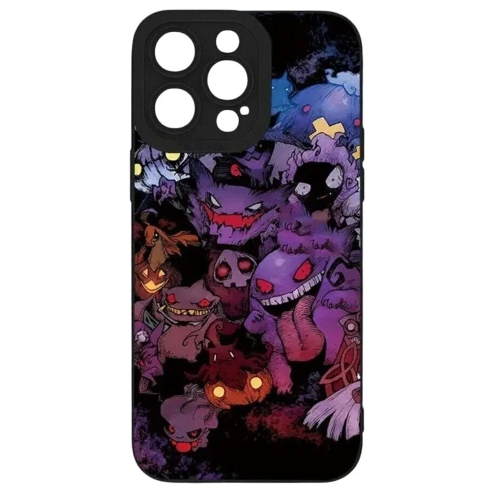Pokemon Ghost Type iPhone Case Pro 13 Pro Max Gengar Haunter Mimikyu